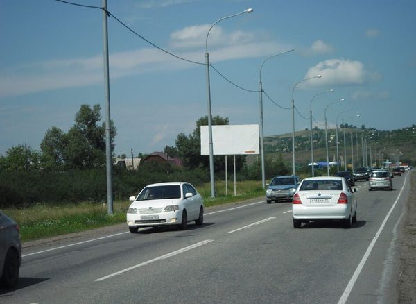 Билборд 28Б - Абакан, въезд со стороны Минусинска, в Подсинем, слева (4км+460м)